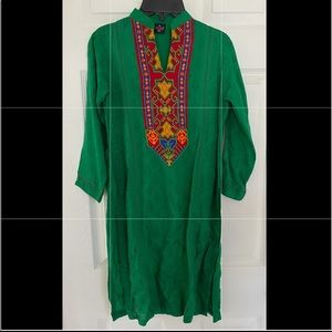 kids green shalwar kameez